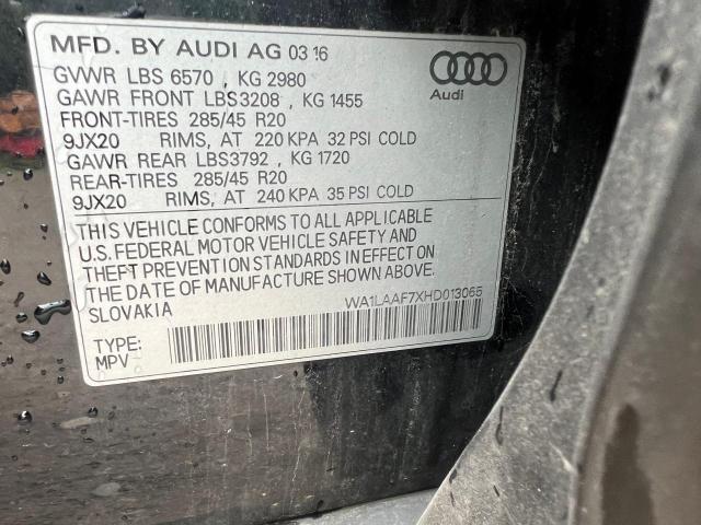 WA1LAAF7XHD013065 Audi Q7 Premium Plus