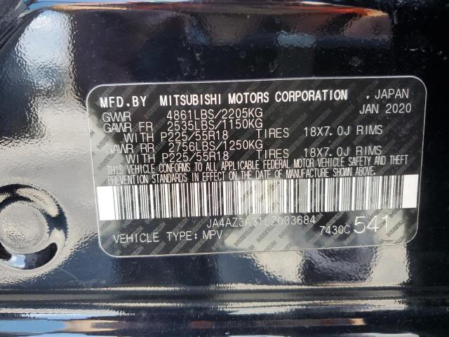 JA4AZ3A31LZ033684 Mitsubishi Outlander Se