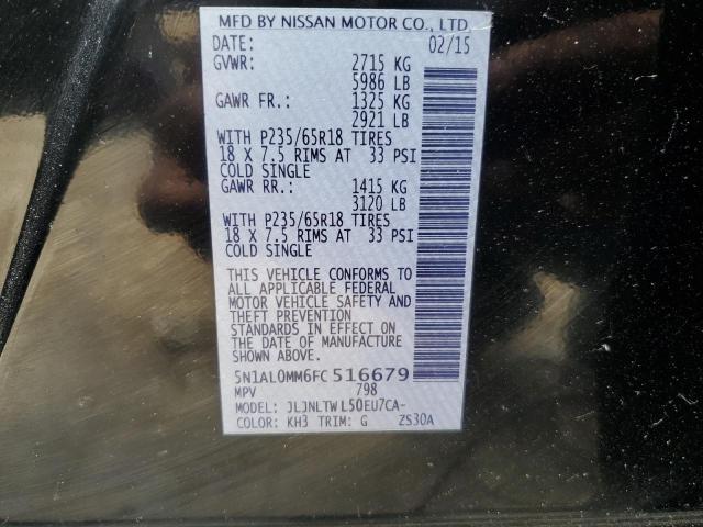 5N1AL0MM6FC516679 Infiniti QX60