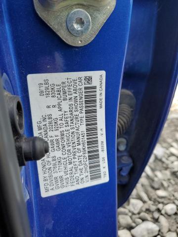 2HGFC2F89KH601451 Honda Civic Sport