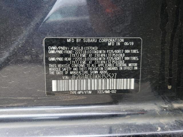 JF2GTACC1KH352527 Subaru Crosstrek Premium