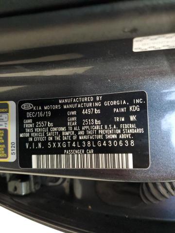 5XXGT4L38LG430638 KIA Optima Lx