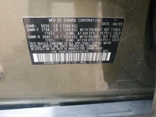 4S4BTGUD6N3260703 Subaru Outback Wilderness