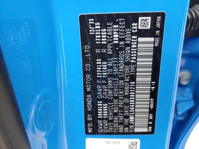 JHMFL5G4XRX001716 Honda Civic Type
