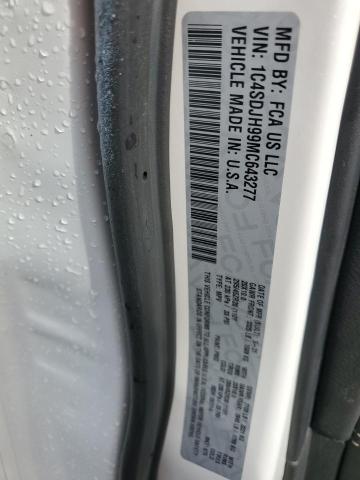 1C4SDJH99MC643277 Dodge Durango Srt Hellcat