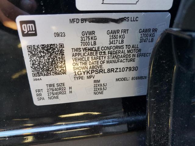 1GYKPSRL8RZ107930 Cadillac Lyriq Luxury