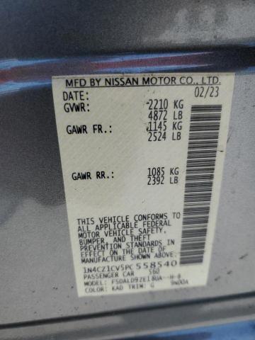 1N4CZ1CV5PC558540 Nissan Leaf Sv Plus