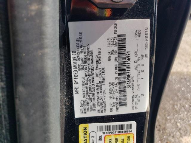 3FA6P0G71HR156994 Ford FUSION S
