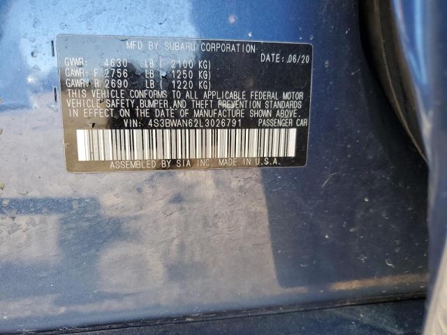 4S3BWAN62L3026791 Subaru Legacy Limited