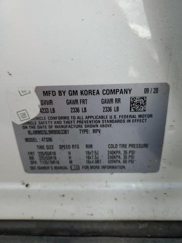 KL4MMDSL9MB063381 Buick Encore Gx Select