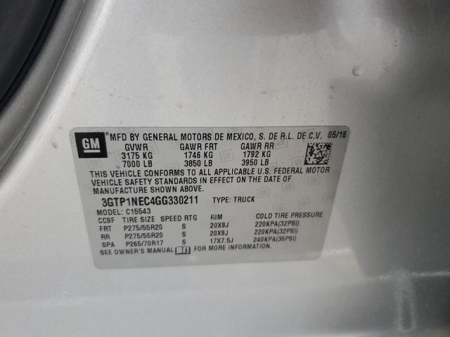 3GTP1NEC4GG330211 GMC Sierra C1500 Slt