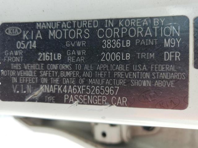 KNAFK4A6XF5265967 KIA FORTE LX