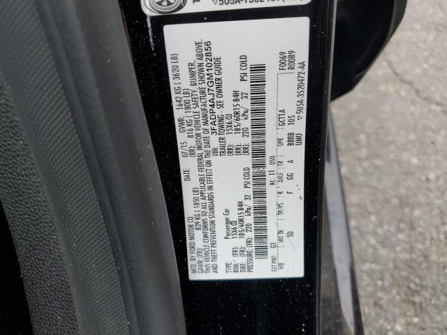3FADP4AJ7GM102856 Ford FIESTA S
