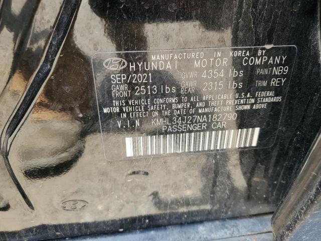 KMHL34J27NA182790 Hyundai Sonata Limited