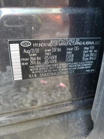 5NMS14AJ2PH615373 Hyundai Santa Fe Se