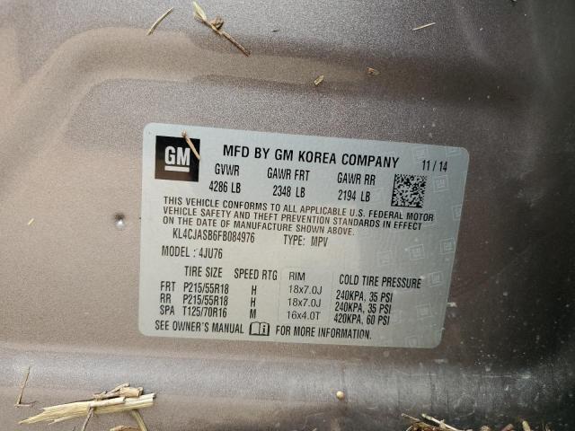 KL4CJASB6FB084976 Buick Encore