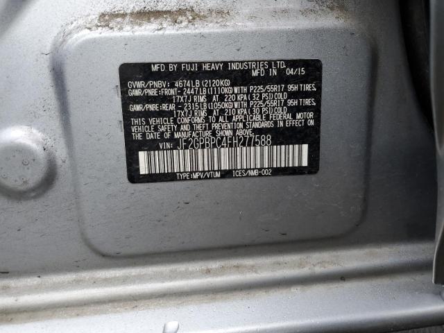 JF2GPBPC4FH277588 Subaru Xv Crosstrek 2.0i Hybrid Touring