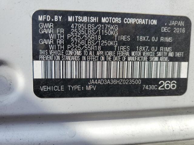 JA4AD3A36HZ023500 Mitsubishi Outlander Se
