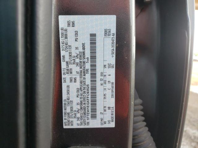 1FTEW1EGXFFC93525 Ford F150 Supercrew