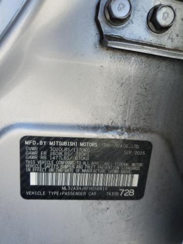 ML32A3HJXFH056819 Mitsubishi MIRAGE DE