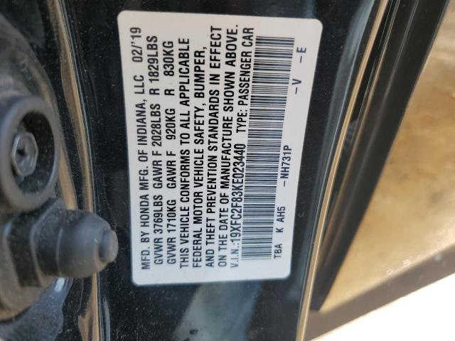 19XFC2F83KE023440 Honda Civic Sport