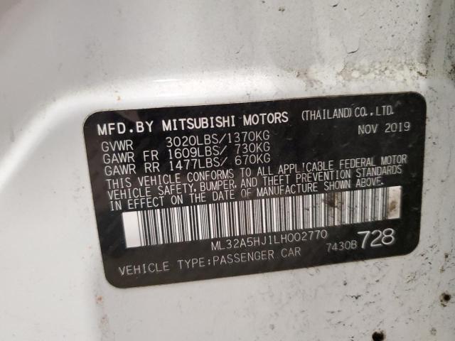 ML32A5HJ1LH002770 Mitsubishi MIRAGE LE