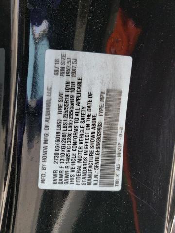 5FNRL6H98KB029903 Honda Odyssey Elite