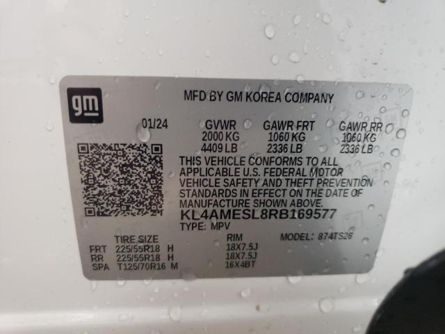 KL4AMESL8RB169577 Buick Encore Gx Sport Touring