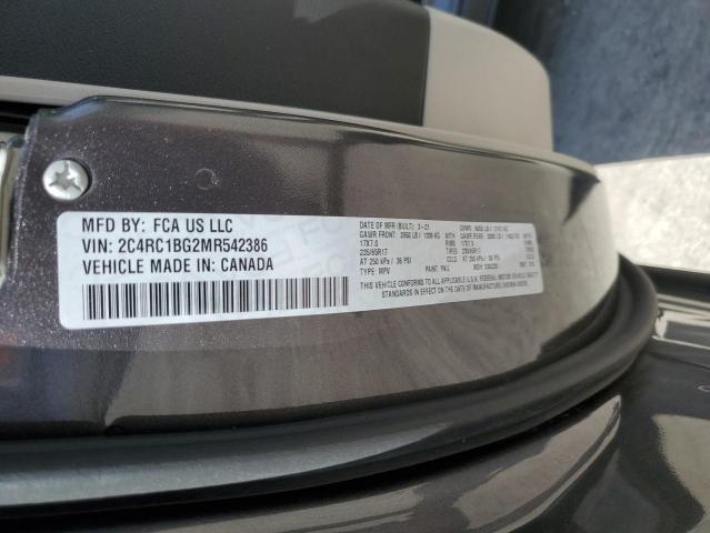 2C4RC1BG2MR542386 Chrysler Pacifica Touring L
