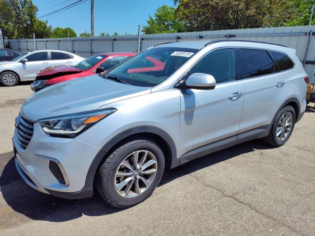 2017 Hyundai Santa Fe Se მანქანა იყიდება აუქციონზე, vin: KM8SM4HF0HU226343, აუქციონის ნომერი: 53038124