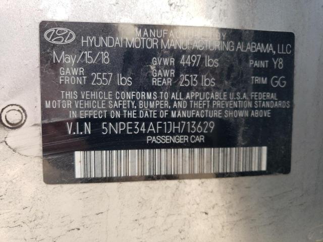 5NPE34AF1JH713629 Hyundai Sonata Sport