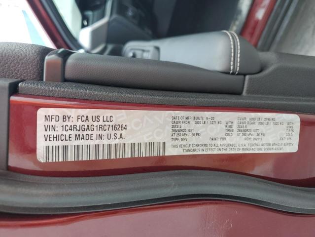 1C4RJGAG1RC716264 Jeep Grand Cherokee Laredo
