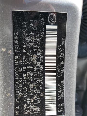 58ABK1GG5HU073076 Lexus ES 350
