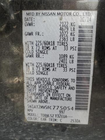 5N1AT2MV5FC775054 Nissan ROGUE S