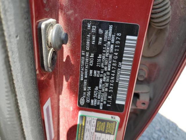 5XXGN4A78FG411978 KIA OPTIMA EX
