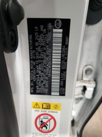 58ABZ1B13KU044763 Lexus ES 350