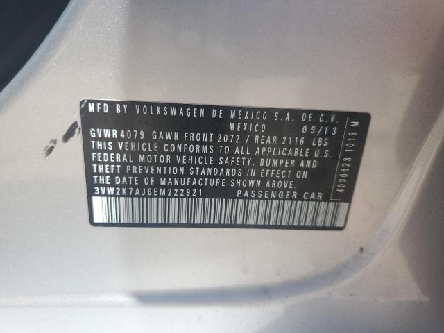 3VW2K7AJ6EM222921 Volkswagen JETTA BASE