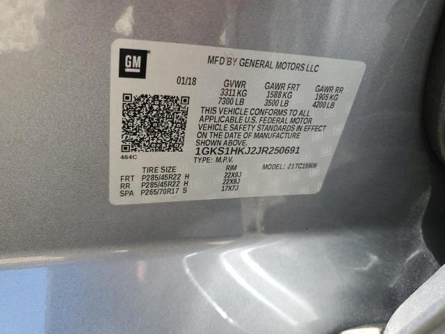 1GKS1HKJ2JR250691 GMC YUKON XL DENALI