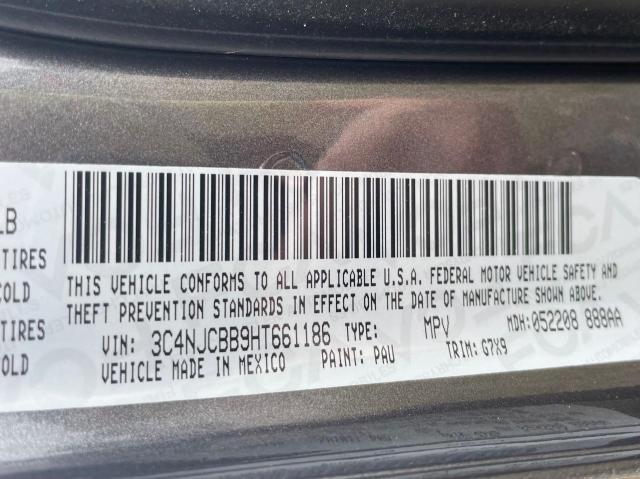 3C4NJCBB9HT661186 Jeep Compass Latitude