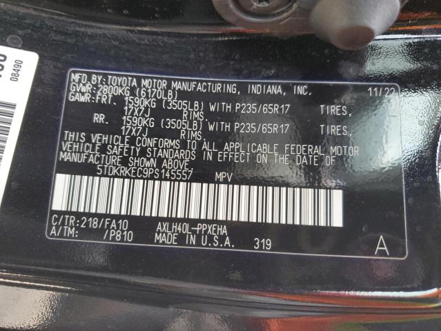 5TDKRKEC9PS145557 Toyota SIENNA LE