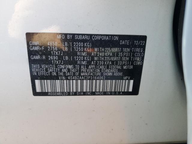 4S4BTAAC2P3164062 Subaru Outback