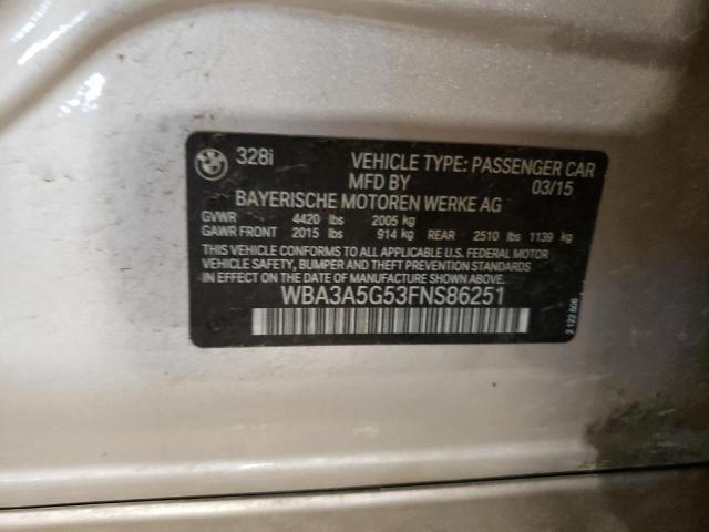 WBA3A5G53FNS86251 BMW 328 I