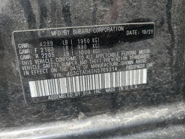4S3GTAD65N3709314 Subaru Impreza Premium