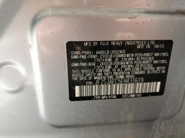 JF2SJAEC5EH431619 Subaru Forester 2.5i Premium