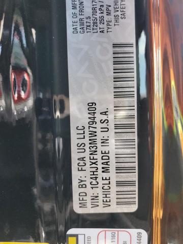 1C4HJXFN3MW794409 Jeep Wrangler Unlimited Rubicon