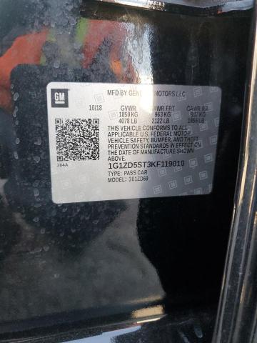 1G1ZD5ST3KF119010 Chevrolet MALIBU LT