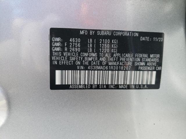4S3BWAD61R3018207 Subaru Legacy Premium