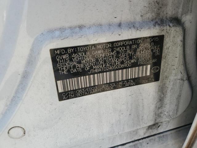 JTHBA1D24G5008900 Lexus IS 200T