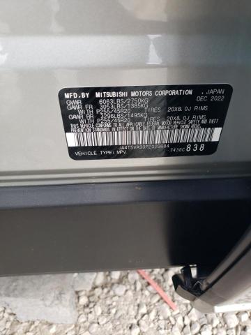 JA4T5VA90PZ029684 Mitsubishi Outlander Sel