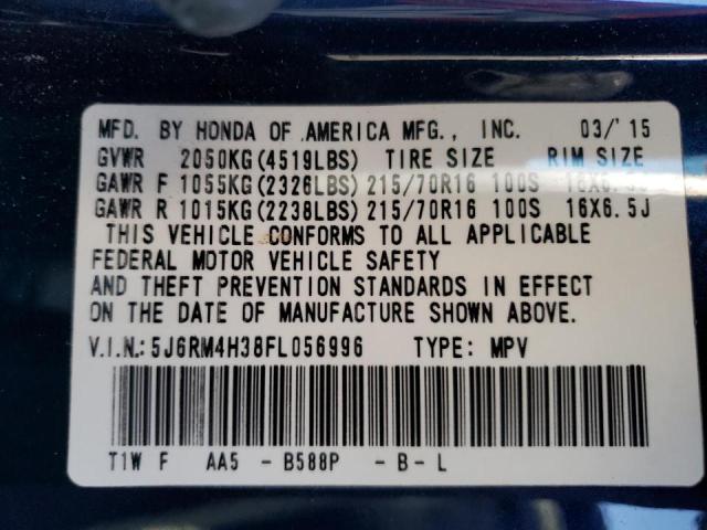 5J6RM4H38FL056996 Honda CR-V LX